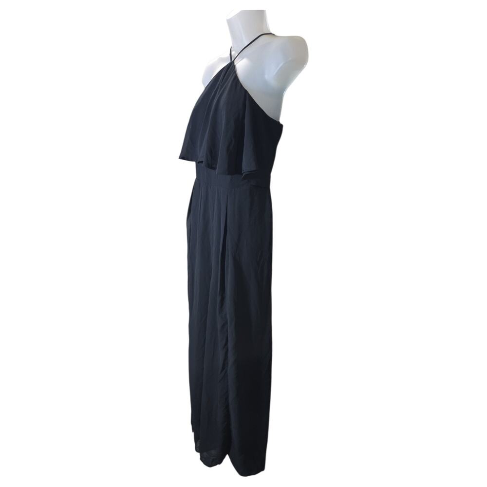HYFVE Wom Large Black Halter Jumpsuit Wide Leg Palazzo Formal Party Cruise Dance